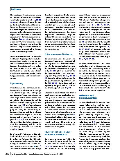 Vorschauseite 6: Neugeborenen-Screening aus Trockenblut (NBS) in Deutschland