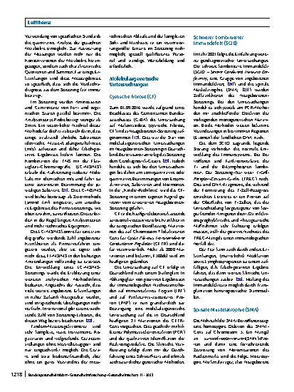 Vorschauseite 5: Entwicklung der Analytik im Neugeborenen-Screening – Von der Guthrie-Karte zur Genetik