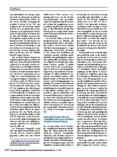 Vorschauseite 5: Genomisches Neugeborenenscreening – Forschungsansätze, Herausforderungen und Chancen