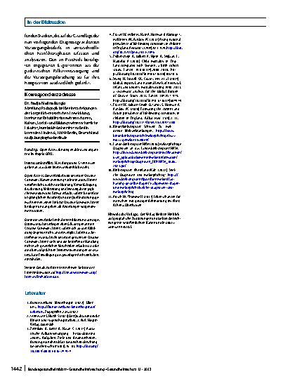 Vorschauseite 4: Antwort auf den Kommentar von Hauch et al. zum Beitrag: „PraeKids: Diagnoseprävalenz lebensbedrohlicher und lebensverkürzender Erkrankungen bei Kindern und Jugendlichen in Deutsch…