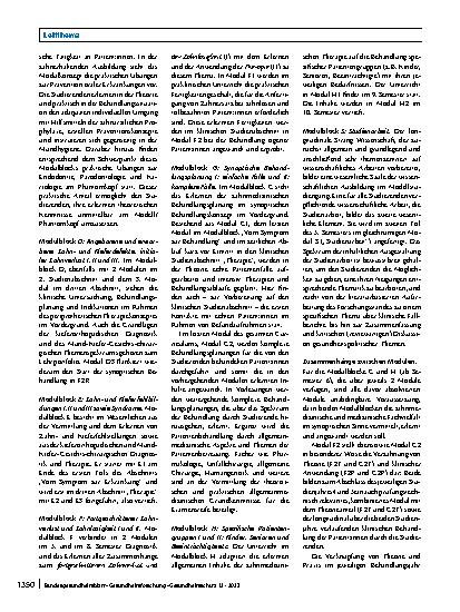 Vorschauseite 6: Der erste Modellstudiengang Zahnmedizin in Deutschland – iMED DENT