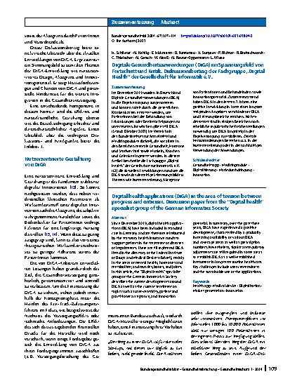 Vorschauseite 3: Digitale Gesundheitsanwendungen (DiGA) im Spannungsfeld von Fortschritt und Kritik