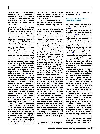Vorschauseite 5: Digitale Gesundheitsanwendungen (DiGA) im Spannungsfeld von Fortschritt und Kritik