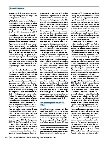 Vorschauseite 6: Digitale Gesundheitsanwendungen (DiGA) im Spannungsfeld von Fortschritt und Kritik