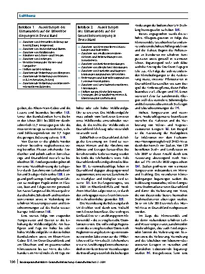 Vorschauseite 2: Gesundheit und Klimawandel – welche Potenziale haben versorgungsnahe Daten?