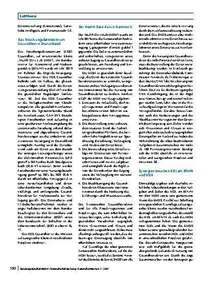 Vorschauseite 2: Kooperation zwischen dem Health Data Hub und dem FDZ Gesundheit am BfArM beim Aufbau des europäischen Gesundheitsdatenraums