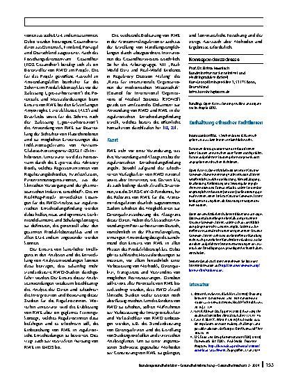 Vorschauseite 5: Die Anwendung von Real-world-Evidenz in Entscheidungsprozessen der Arzneimittelregulation