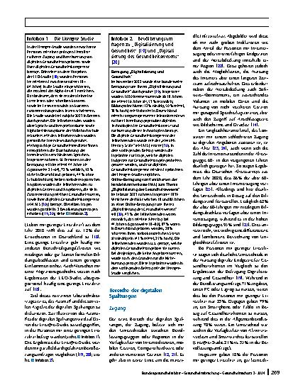 Vorschauseite 2: Soziale Ungleichheit im Zusammenhang mit digitalen Gesundheitsanwendungen: Digitale Spaltungen in den Bereichen Zugang, Nutzung, Wirksamkeit und Privatsphäre