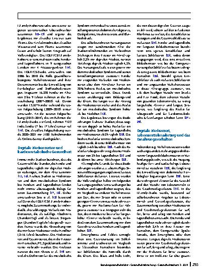 Vorschauseite 2: Wirkungen digitaler Medien auf die Gesundheit von Kindern und Jugendlichen mit Schwerpunkt auf dem Verzehr ungesunder Lebensmittel