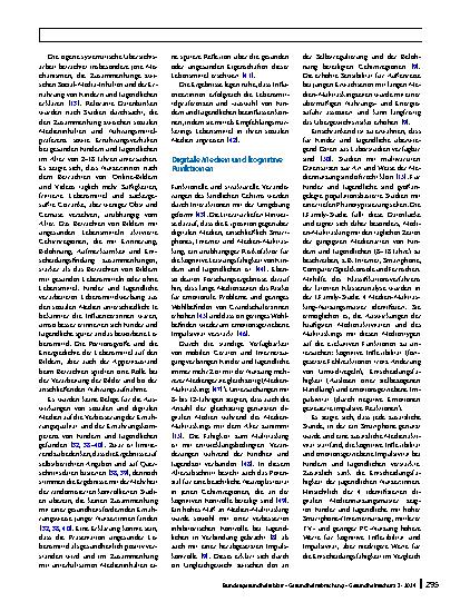 Vorschauseite 4: Wirkungen digitaler Medien auf die Gesundheit von Kindern und Jugendlichen mit Schwerpunkt auf dem Verzehr ungesunder Lebensmittel