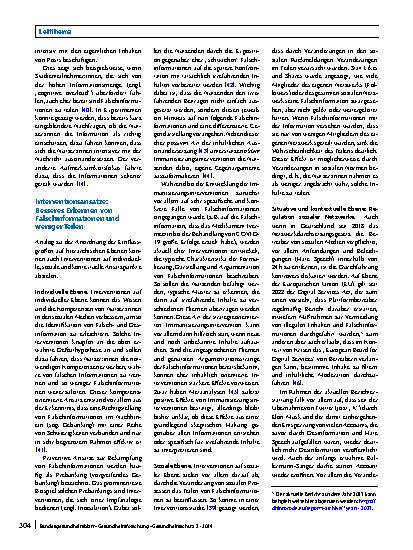 Vorschauseite 5: Falschund Desinformation in sozialen Medien: Ansätze zur Minimierung von Risiken in digitaler Kommunikation über Gesundheit