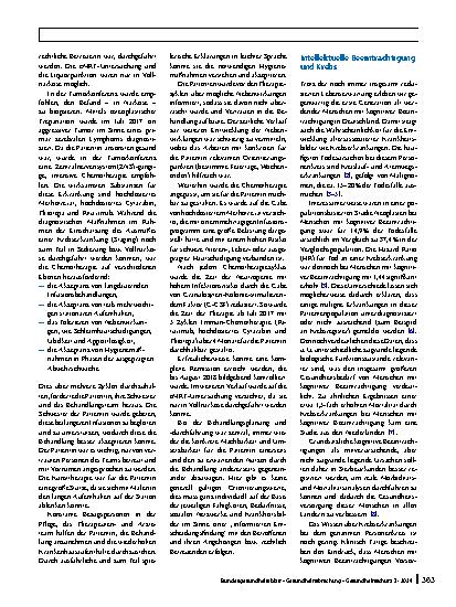 Vorschauseite 2: Krebserkrankungen bei Menschen mit einer Intelligenzminderung in Deutschland: Prävalenzen, Genetik und Versorgungslage