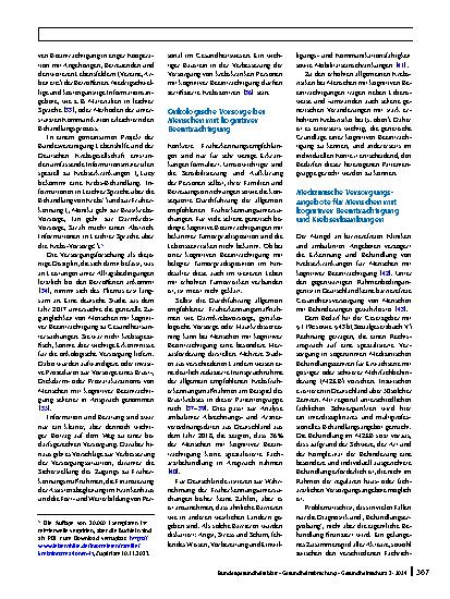 Vorschauseite 6: Krebserkrankungen bei Menschen mit einer Intelligenzminderung in Deutschland: Prävalenzen, Genetik und Versorgungslage