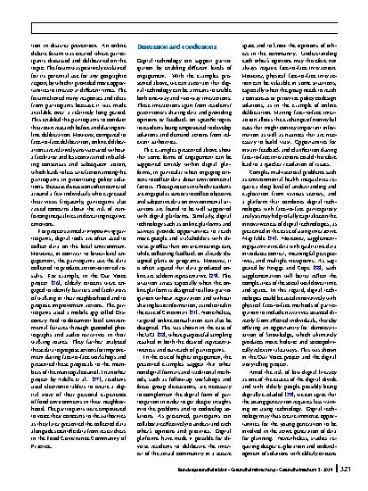 Vorschauseite 6: Digitally supported participation in the nexus between public health and urban planning