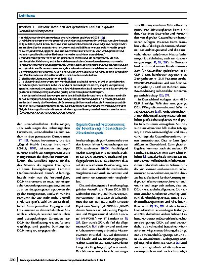 Vorschauseite 4: Digitale Gesundheitskompetenz der Bevölkerung in Deutschland: Aktueller Stand, Konzepte und Herausforderungen