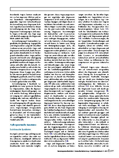 Vorschauseite 4: Angst und Depression bei Jugendlichen