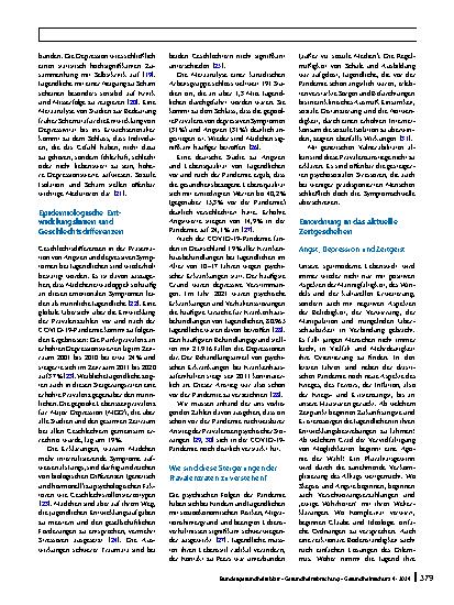 Vorschauseite 6: Angst und Depression bei Jugendlichen
