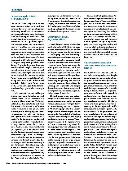 Vorschauseite 5: Wie sichern wir in Zukunft die Versorgung von Kindern und Jugendlichen mit psychischen Erkrankungen?