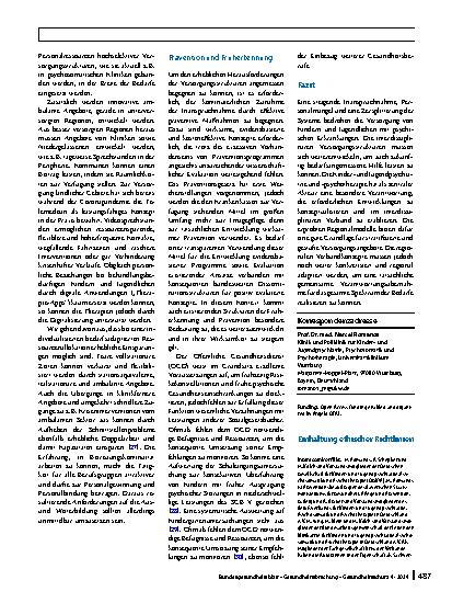 Vorschauseite 6: Wie sichern wir in Zukunft die Versorgung von Kindern und Jugendlichen mit psychischen Erkrankungen?