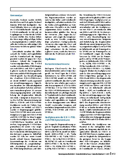 Vorschauseite 5: Posttraumatische Belastungsstörung bei Kindern und Jugendlichen: Ergebnisse einer Querschnittsstudie zu Auswirkungen der neu formulierten Diagnosen PTBS und kPTBS in der ICD-11