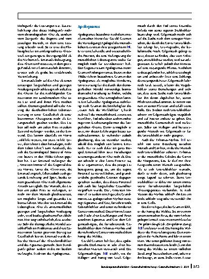Vorschauseite 2: Ethik des langen Lebens