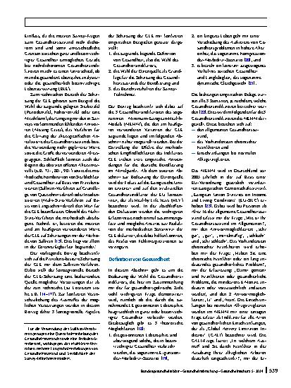 Vorschauseite 2: Gesunde Lebenserwartung: Ein kritischer Blick auf Nutzen und Potenziale des demographischen Gesundheitsindikators