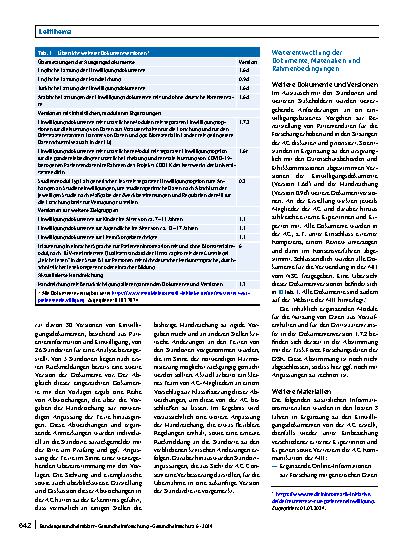 Vorschauseite 6: National standardisierter Broad Consent in der Praxis: erste Erfahrungen, aktuelle Entwicklungen und kritische Betrachtungen