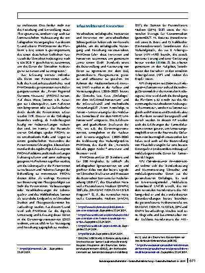 Vorschauseite 4: Das Verbundprojekt „Personalisierte Medizin für die Onkologie“ (PM4Onco) als Teil der Medizininformatik-Initiative (MII)