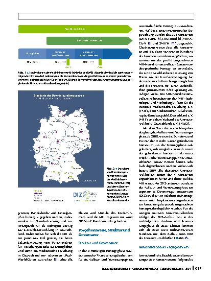 Vorschauseite 2: Die Medizininformatik-Initiative im Überblick – Aufbau einer Gesundheitsforschungsdateninfrastruktur in Deutschland