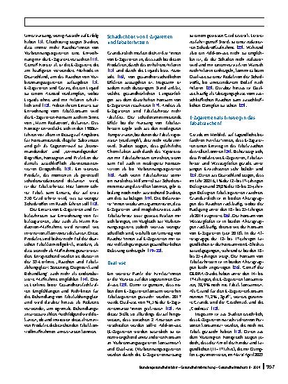 Vorschauseite 2: Tabak Harm Reduction: Die Notwendigkeit eines Paradigmenwechsels in der deutschen Tabakkontrollpolitik