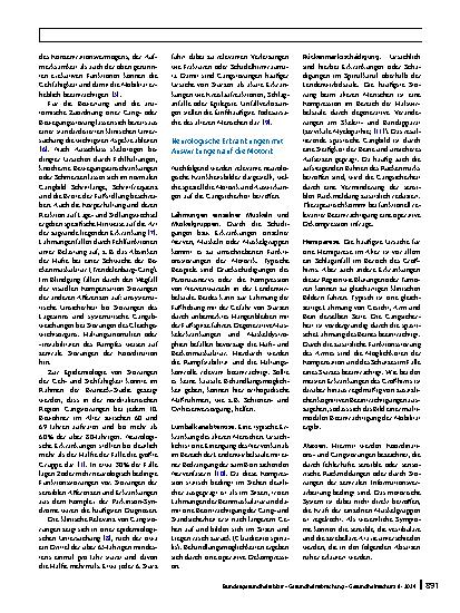 Vorschauseite 2: Einfluss neurologischer Erkrankungen auf Beweglichkeit und Fahreignung