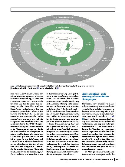 Vorschauseite 2: Förderung aktiver Mobilität im Alter durch Stadtgestaltung