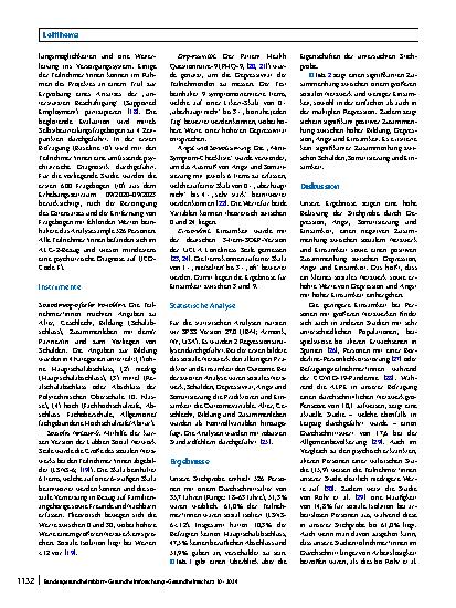 Vorschauseite 2: Einsamkeit bei Arbeitslosen mit psychischen Erkrankungen