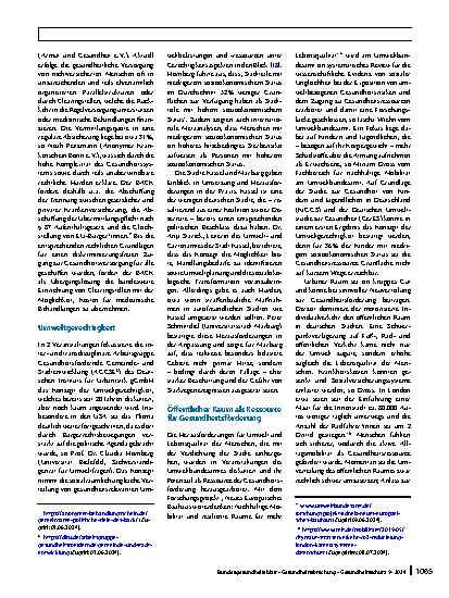 Vorschauseite 4: Sozial gerecht: Gesundheit – Umwelt – Klima