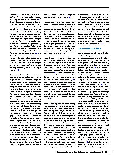 Vorschauseite 4: Einsamkeit am Lebensende