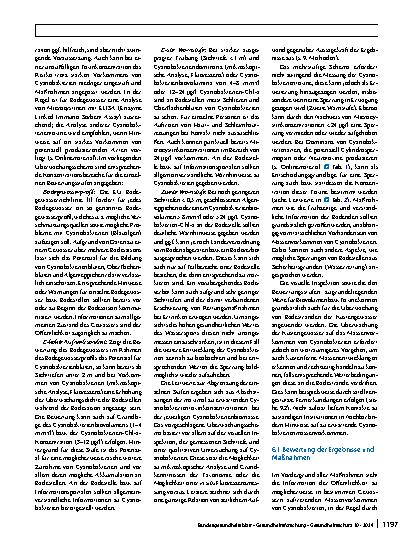 Vorschauseite 6: Empfehlung zum Schutz von Badenden vor Cyanobakterien und Cyanobakterientoxinen
