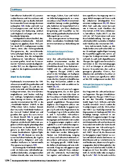 Vorschauseite 2: Komplementärmedizinische Therapieansätze bei krebsbedingter Fatigue