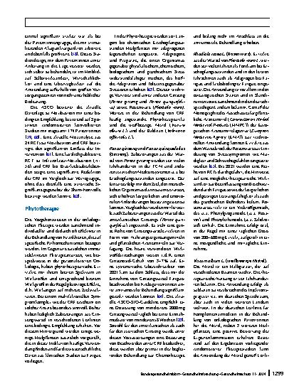 Vorschauseite 5: Komplementärmedizinische Therapieansätze bei krebsbedingter Fatigue