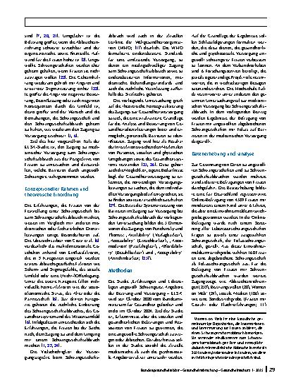 Vorschauseite 2: Zugangsbarrieren zur Schwangerschaftsabbruchversorgung: Eine Analyse aus der Perspektive ungewollt Schwangerer – Erkenntnisse aus der Studie „Erfahrungen und Lebenslagen ungewollt…