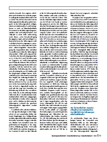 Vorschauseite 5: Der Diskurs um § 218 StGB seit der deutschen Wiedervereinigung – Geschichtliche, rechtliche und ethische Aspekte des Schwangerschaftsabbruchs