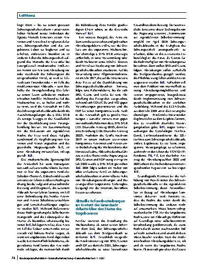 Vorschauseite 6: Der Diskurs um § 218 StGB seit der deutschen Wiedervereinigung – Geschichtliche, rechtliche und ethische Aspekte des Schwangerschaftsabbruchs