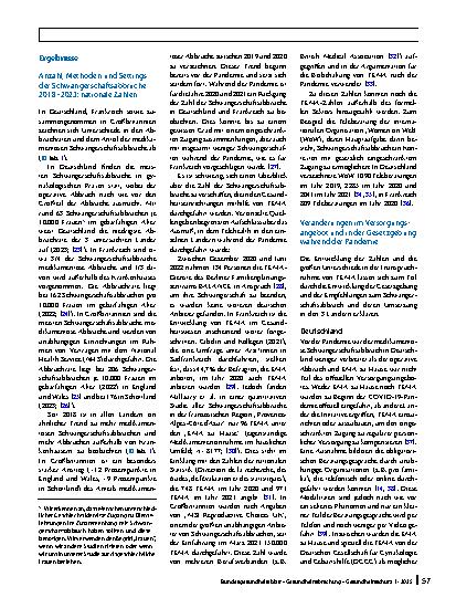 Vorschauseite 5: Innovationen in der Versorgung von Schwangerschaftsabbrüchen während der COVID-19-Pandemie in Deutschland, Frankreich und Großbritannien