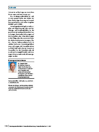 Vorschauseite 2: Gesundheitsdaten: Über‑, Unterund Fehlversorgung?