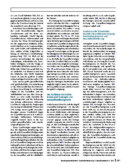 Vorschauseite 2: Das Konzept Gesundheitskompetenz im Wandel