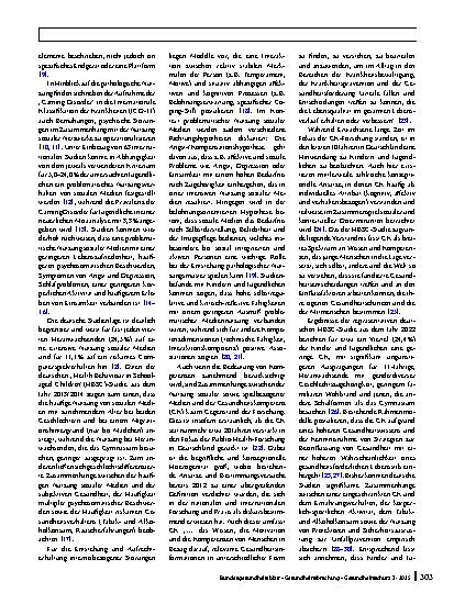 Vorschauseite 2: Problematische Nutzung digitaler Medien und Gesundheitskompetenz von Schülerinnen und Schülern in Deutschland. Befunde der HBSC-Studie 2022