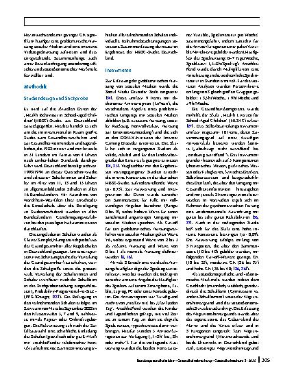 Vorschauseite 4: Problematische Nutzung digitaler Medien und Gesundheitskompetenz von Schülerinnen und Schülern in Deutschland. Befunde der HBSC-Studie 2022