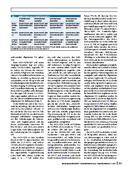 Vorschauseite 5: Gesundheitskompetenz messen: Methoden und Instrumente zur Erfassung der allgemeinen Gesundheitskompetenz bei Erwachsenen