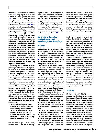 Vorschauseite 2: Organisationale Gesundheitskompetenz in Krankenhäusern und Pflegeeinrichtungen – Stand und Perspektiven