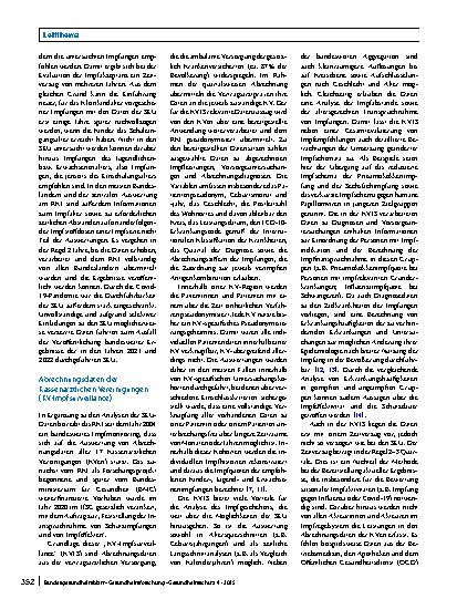 Vorschauseite 2: Impfquotenmonitoring in Deutschland – gegenwärtiger Stand und Perspektive