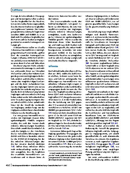 Vorschauseite 2: Kosteneffizienz von Impfungen: Über die Komplexität gesundheitsökonomischer Analysen zur Influenza‑, SARS-CoV-2- und RSV-Impfung